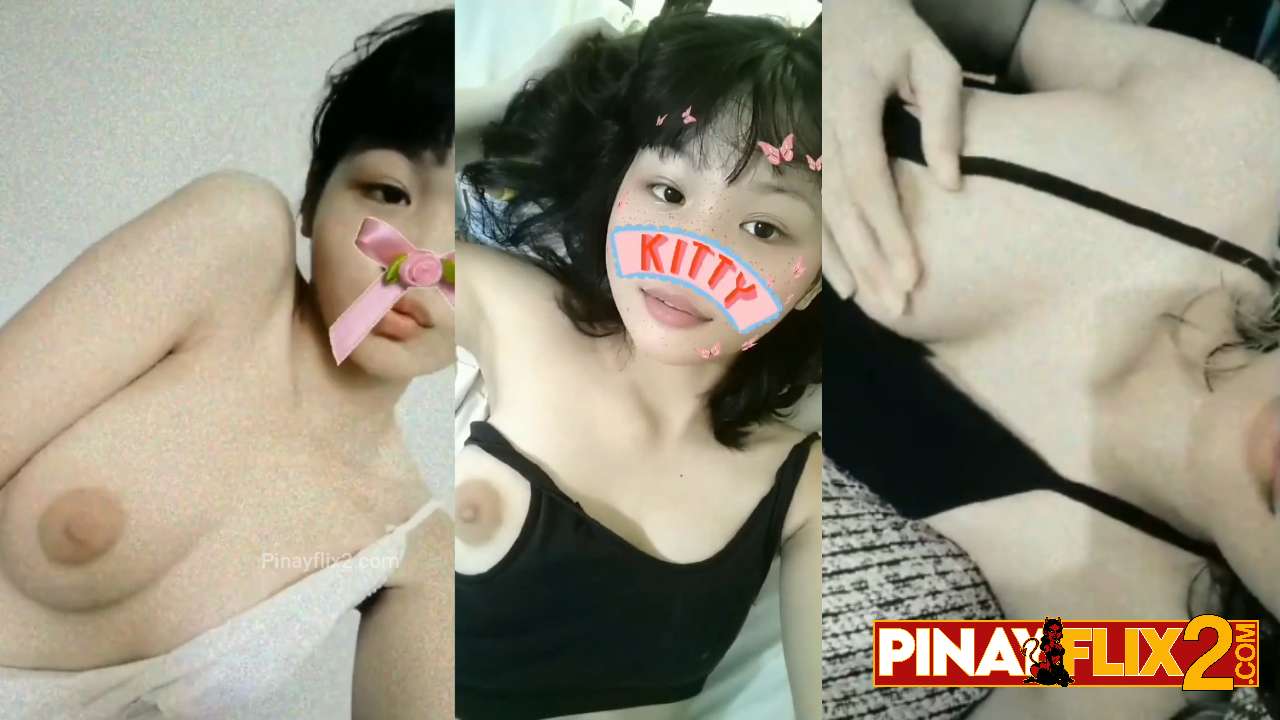 Pinakita ni Kitty Ang Mabalbon na Pussy
